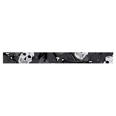 Skull Skeleton Pattern Texture Zipper Grocery Tote Bag from ArtsNow.com Strap