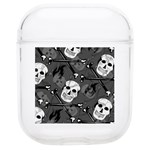 Skull Skeleton Pattern Texture Soft TPU AirPods 1/2 Case