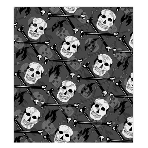 Skull Skeleton Pattern Texture Duvet Cover (King Size) from ArtsNow.com Duvet Quilt