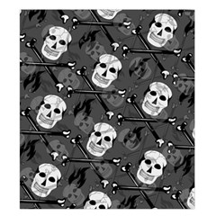 Skull Skeleton Pattern Texture Duvet Cover Double Side (King Size) from ArtsNow.com Back