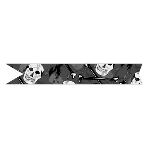 Skull Skeleton Pattern Texture Midi Wrap Pencil Skirt from ArtsNow.com Hem