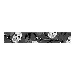 Skull Skeleton Pattern Texture Midi Wrap Pencil Skirt from ArtsNow.com Waistband