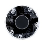 Skull Skeleton Pattern Texture On-the-Go Memory Card Reader