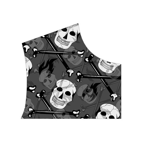 Skull Skeleton Pattern Texture Women s Button Up Vest from ArtsNow.com Top Right