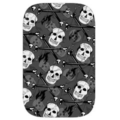 Skull Skeleton Pattern Texture Waist Pouch (Small) from ArtsNow.com Front