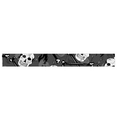 Skull Skeleton Pattern Texture Waist Pouch (Small) from ArtsNow.com Bottom