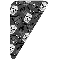 Skull Skeleton Pattern Texture Belt Pouch Bag (Small) from ArtsNow.com Front Right