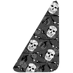 Skull Skeleton Pattern Texture Belt Pouch Bag (Small) from ArtsNow.com Front Left