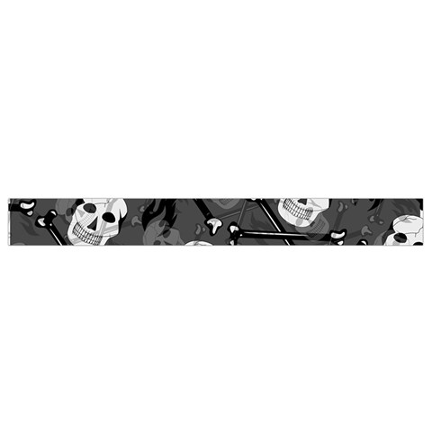 Skull Skeleton Pattern Texture Belt Pouch Bag (Small) from ArtsNow.com Bottom