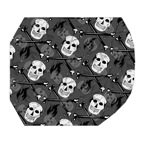 Skull Skeleton Pattern Texture Belt Pouch Bag (Large) from ArtsNow.com Tape