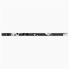 Skull Skeleton Pattern Texture Roll Up Canvas Pencil Holder (L) from ArtsNow.com Strap