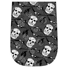 Skull Skeleton Pattern Texture Wristlet Pouch Bag (Small) from ArtsNow.com Right Side