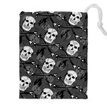 Skull Skeleton Pattern Texture Drawstring Pouch (5XL)