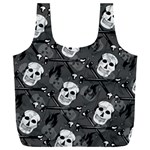 Skull Skeleton Pattern Texture Full Print Recycle Bag (XXXL)