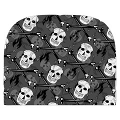 Skull Skeleton Pattern Texture Make Up Case (Small) from ArtsNow.com Back