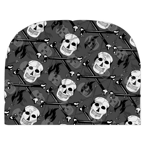 Skull Skeleton Pattern Texture Make Up Case (Medium) from ArtsNow.com Front