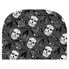 Skull Skeleton Pattern Texture Make Up Case (Medium) from ArtsNow.com Back
