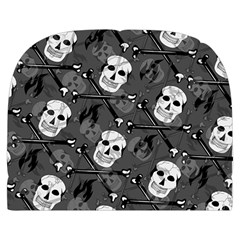 Skull Skeleton Pattern Texture Make Up Case (Large) from ArtsNow.com Back