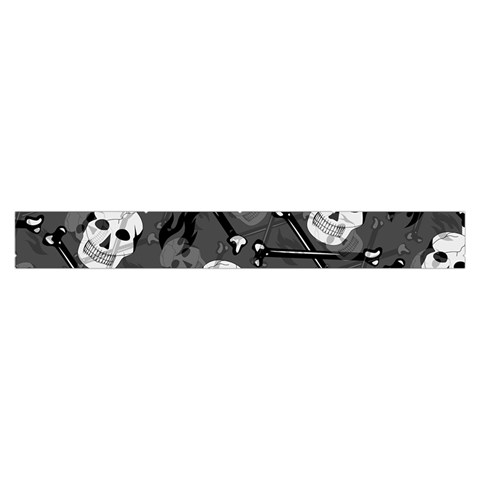 Skull Skeleton Pattern Texture Make Up Case (Large) from ArtsNow.com Zipper Back