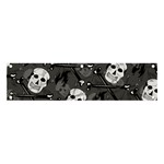 Skull Skeleton Pattern Texture Banner and Sign 4  x 1 