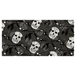 Skull Skeleton Pattern Texture Banner and Sign 6  x 3 