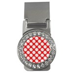 Christmas Snowflakes Background Pattern Money Clips (CZ) 
