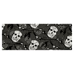 Skull Skeleton Pattern Texture Banner and Sign 8  x 3 