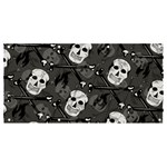 Skull Skeleton Pattern Texture Banner and Sign 8  x 4 