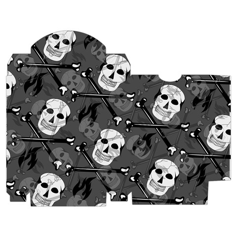 Skull Skeleton Pattern Texture Playing Cards Single Design (Rectangle) with Custom Box from ArtsNow.com Poker Box