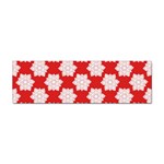 Christmas Snowflakes Background Pattern Sticker Bumper (100 pack)