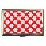 Christmas Snowflakes Background Pattern Cigarette Money Case