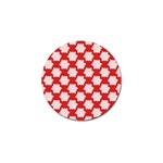 Christmas Snowflakes Background Pattern Golf Ball Marker (4 pack)
