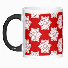 Christmas Snowflakes Background Pattern Morph Mug from ArtsNow.com Left