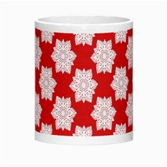 Christmas Snowflakes Background Pattern Morph Mug from ArtsNow.com Center