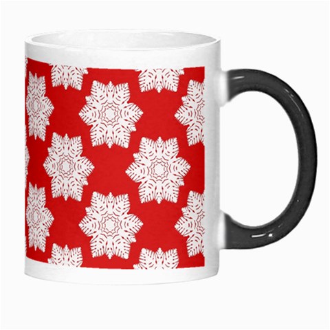 Christmas Snowflakes Background Pattern Morph Mug from ArtsNow.com Right