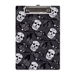 Skull Skeleton Pattern Texture A5 Acrylic Clipboard