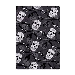 Skull Skeleton Pattern Texture A5 Acrylic Clipboard from ArtsNow.com Back