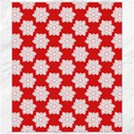 Christmas Snowflakes Background Pattern Canvas 8  x 10 