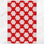 Christmas Snowflakes Background Pattern Canvas 12  x 18 