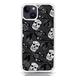 Skull Skeleton Pattern Texture iPhone 14 TPU UV Print Case