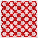Christmas Snowflakes Background Pattern Canvas 20  x 20 