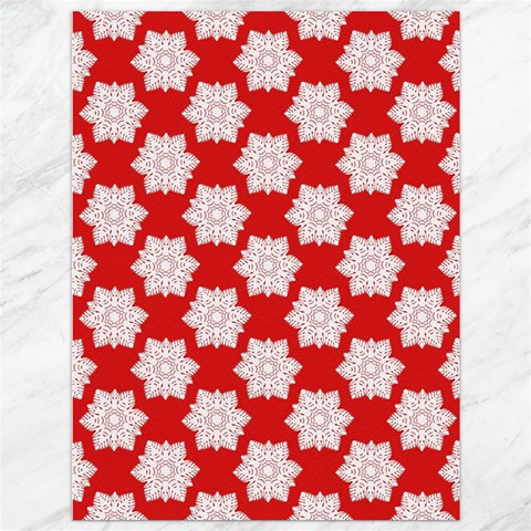 Christmas Snowflakes Background Pattern Canvas 36  x 48  from ArtsNow.com 35.26 x46.15  Canvas - 1