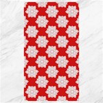Christmas Snowflakes Background Pattern Canvas 40  x 72 