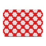 Christmas Snowflakes Background Pattern Plate Mats