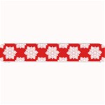 Christmas Snowflakes Background Pattern Small Bar Mat