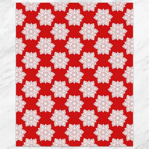 Christmas Snowflakes Background Pattern Canvas 11  x 14  from ArtsNow.com 10.95 x13.48  Canvas - 1