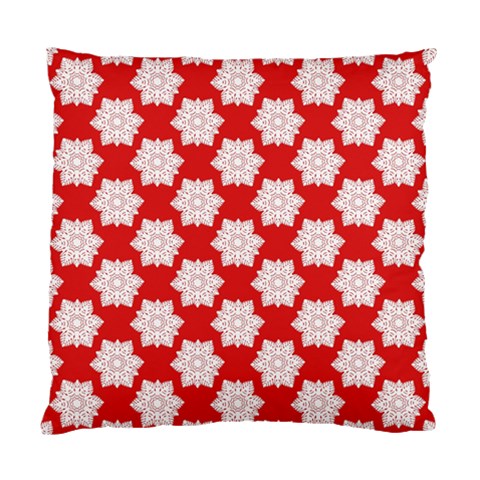 Christmas Snowflakes Background Pattern Standard Cushion Case (One Side) from ArtsNow.com Front