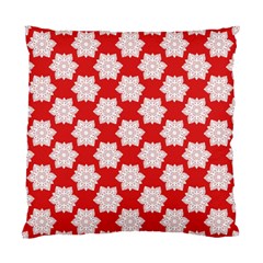 Christmas Snowflakes Background Pattern Standard Cushion Case (Two Sides) from ArtsNow.com Back