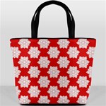 Christmas Snowflakes Background Pattern Bucket Bag