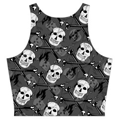 Skull Skeleton Pattern Texture Cut Out Top from ArtsNow.com Back
